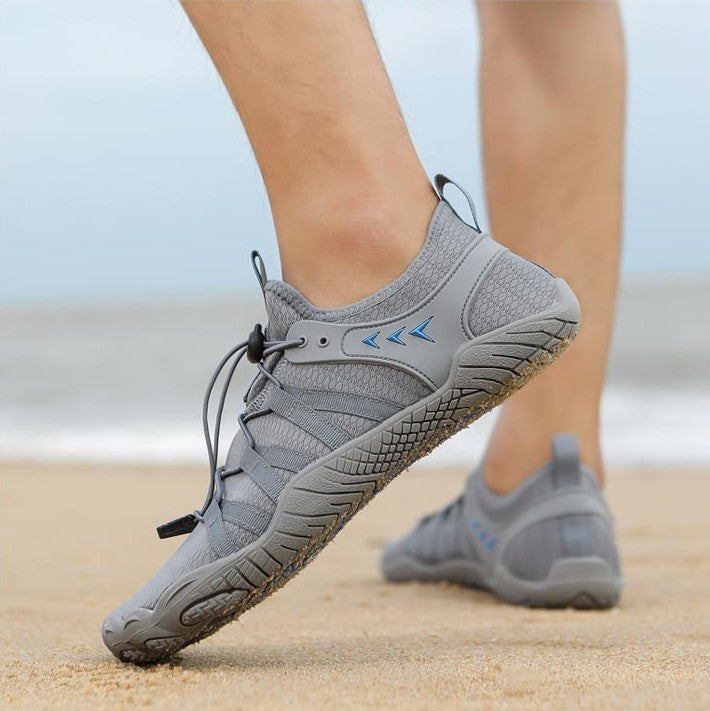 ANDUNE Men’s Barefoot & Minimalist Cross Training Shoes – Ultra Light Grey Blaze