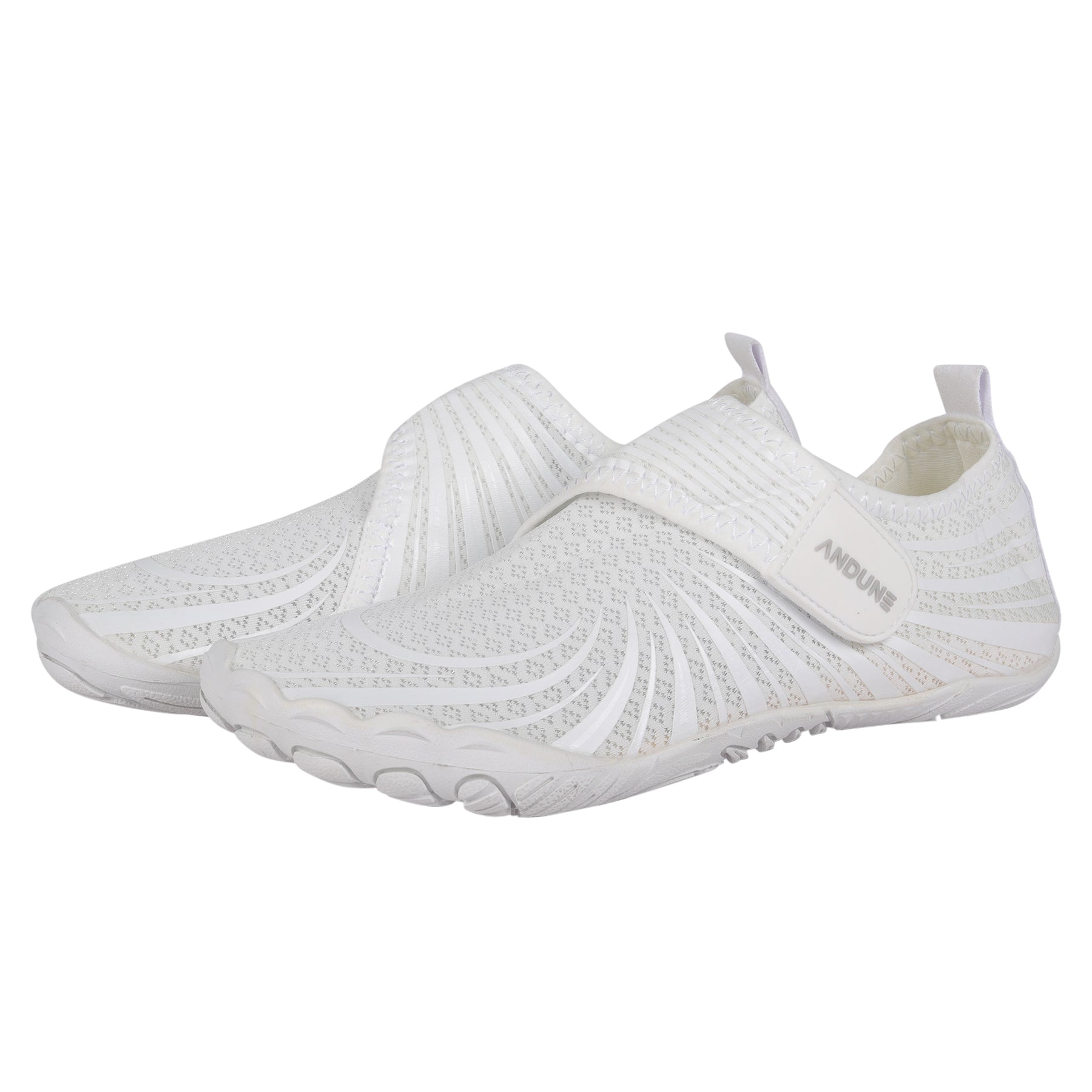 ANDUNE Women’s Barefoot & Minimalist Cross Training Shoes – Ultra Light White Bolts