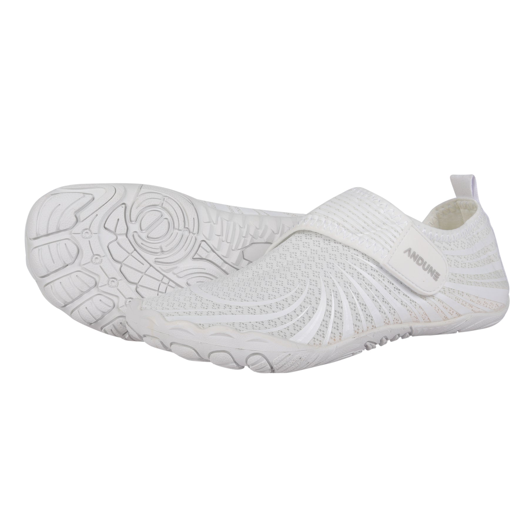 ANDUNE Women’s Barefoot & Minimalist Cross Training Shoes – Ultra Light White Bolts