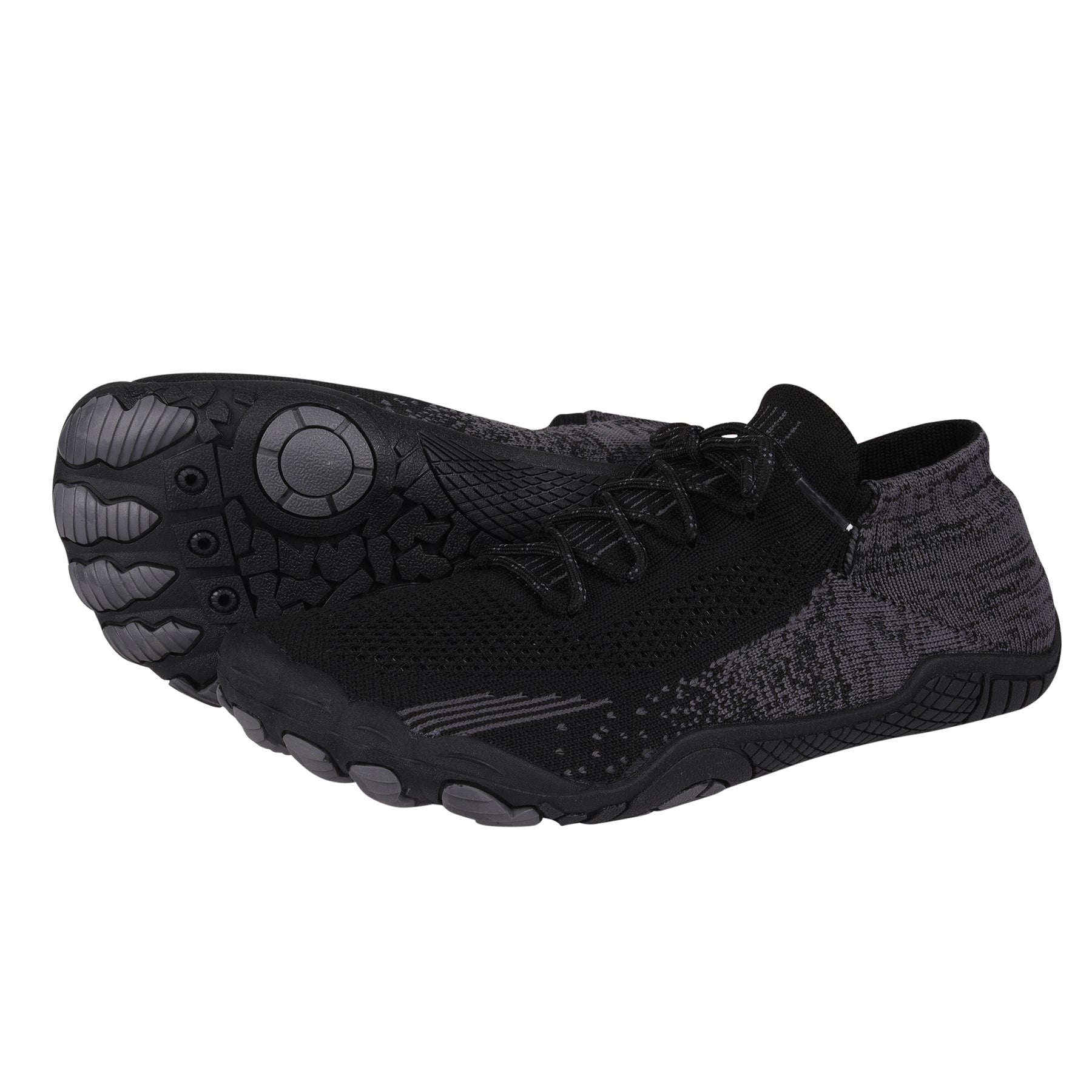 ANDUNE Men’s Barefoot & Minimalist Cross Training Shoes – All Terrain Black Pace