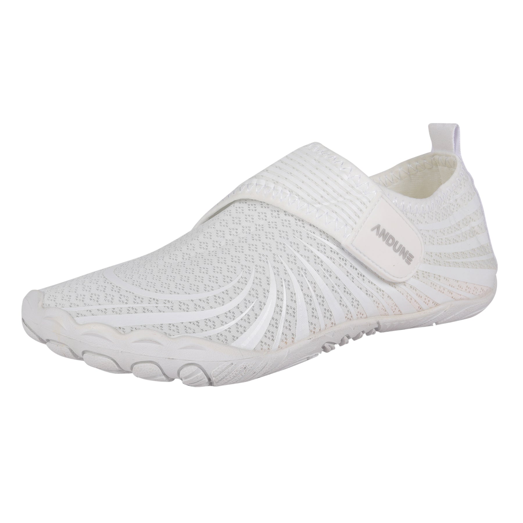 ANDUNE Women’s Barefoot & Minimalist Cross Training Shoes – Ultra Light White Bolts