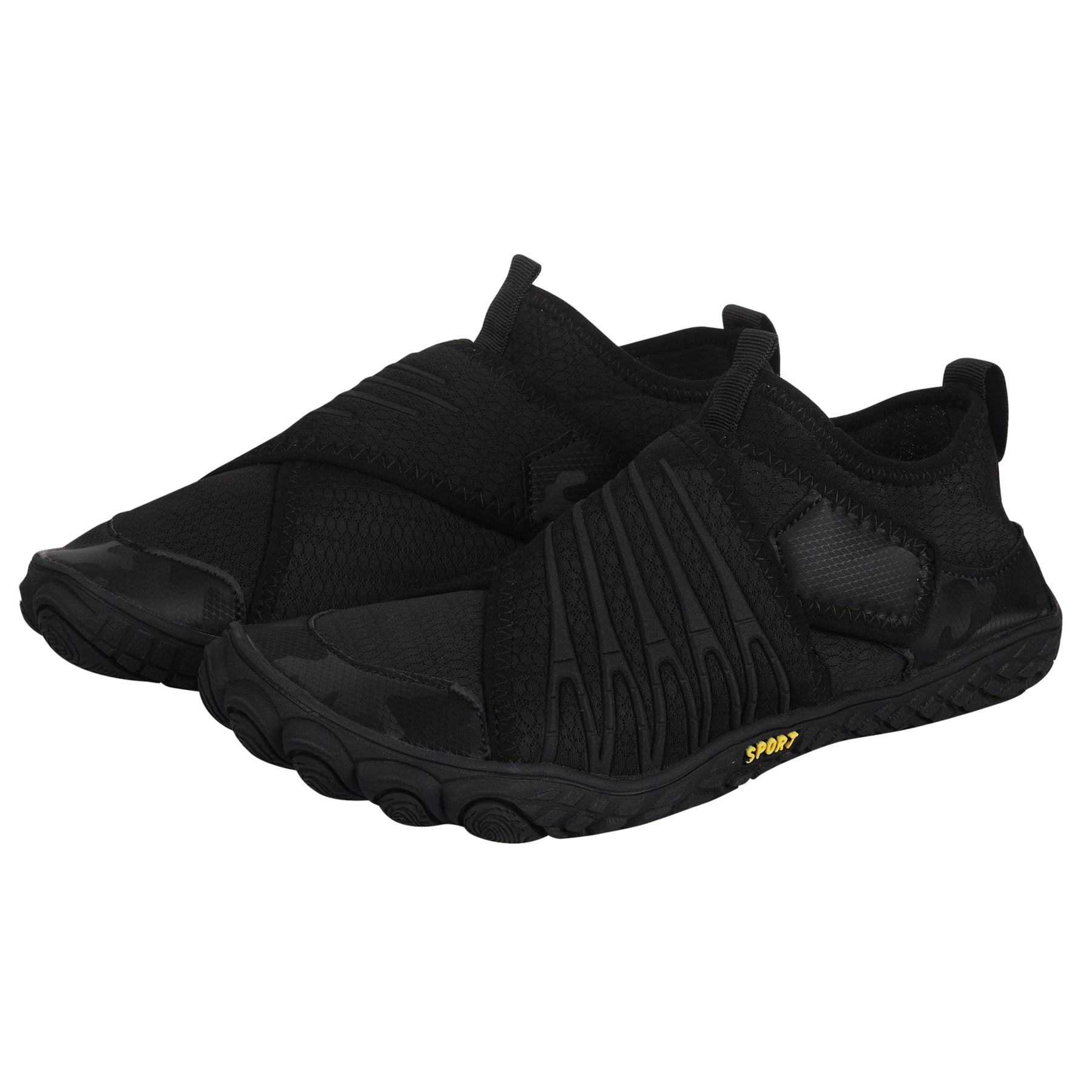 ANDUNE Men’s Barefoot & Minimalist Cross Training Shoes – Natural Wrap Carbon Black