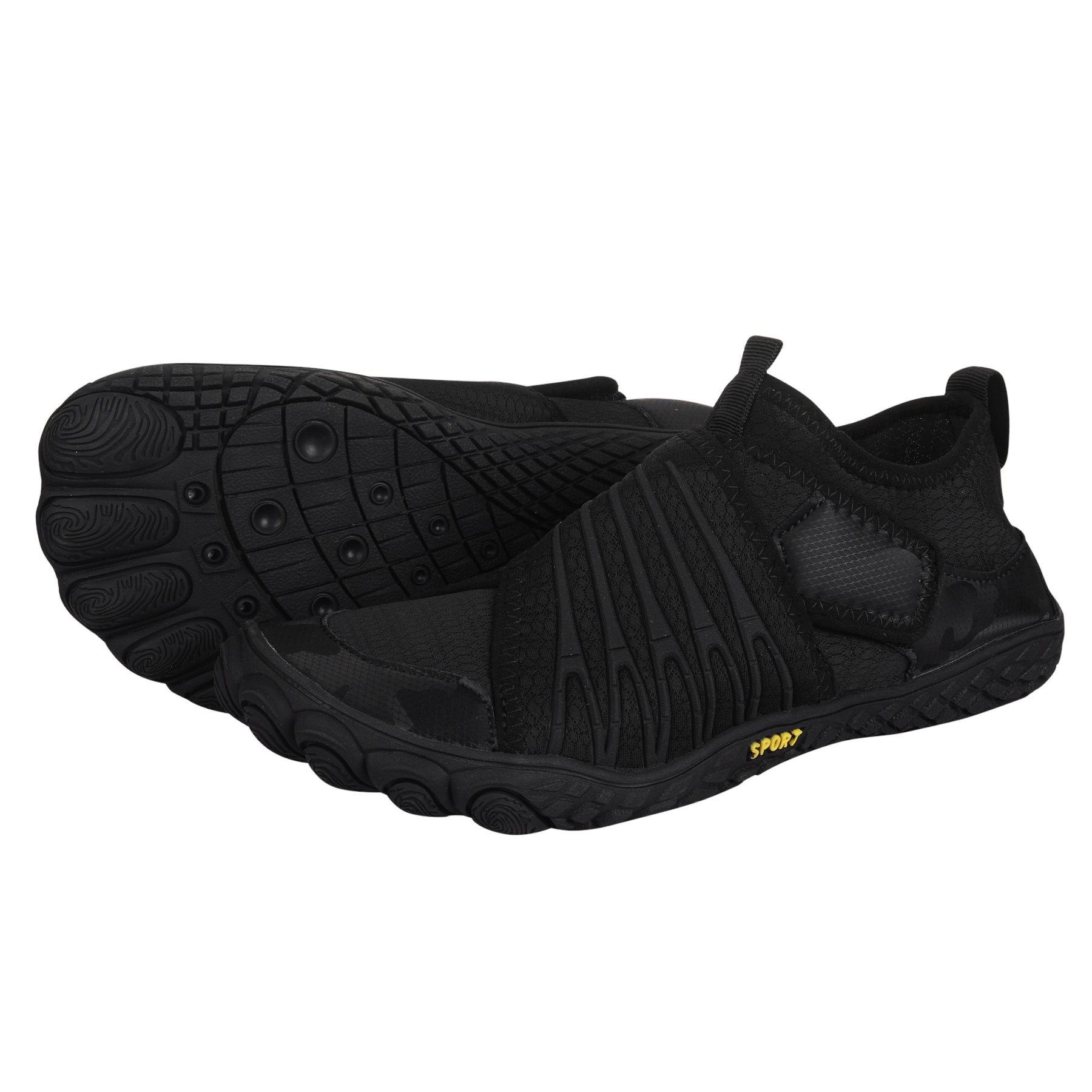 ANDUNE Men’s Barefoot & Minimalist Cross Training Shoes – Natural Wrap Carbon Black