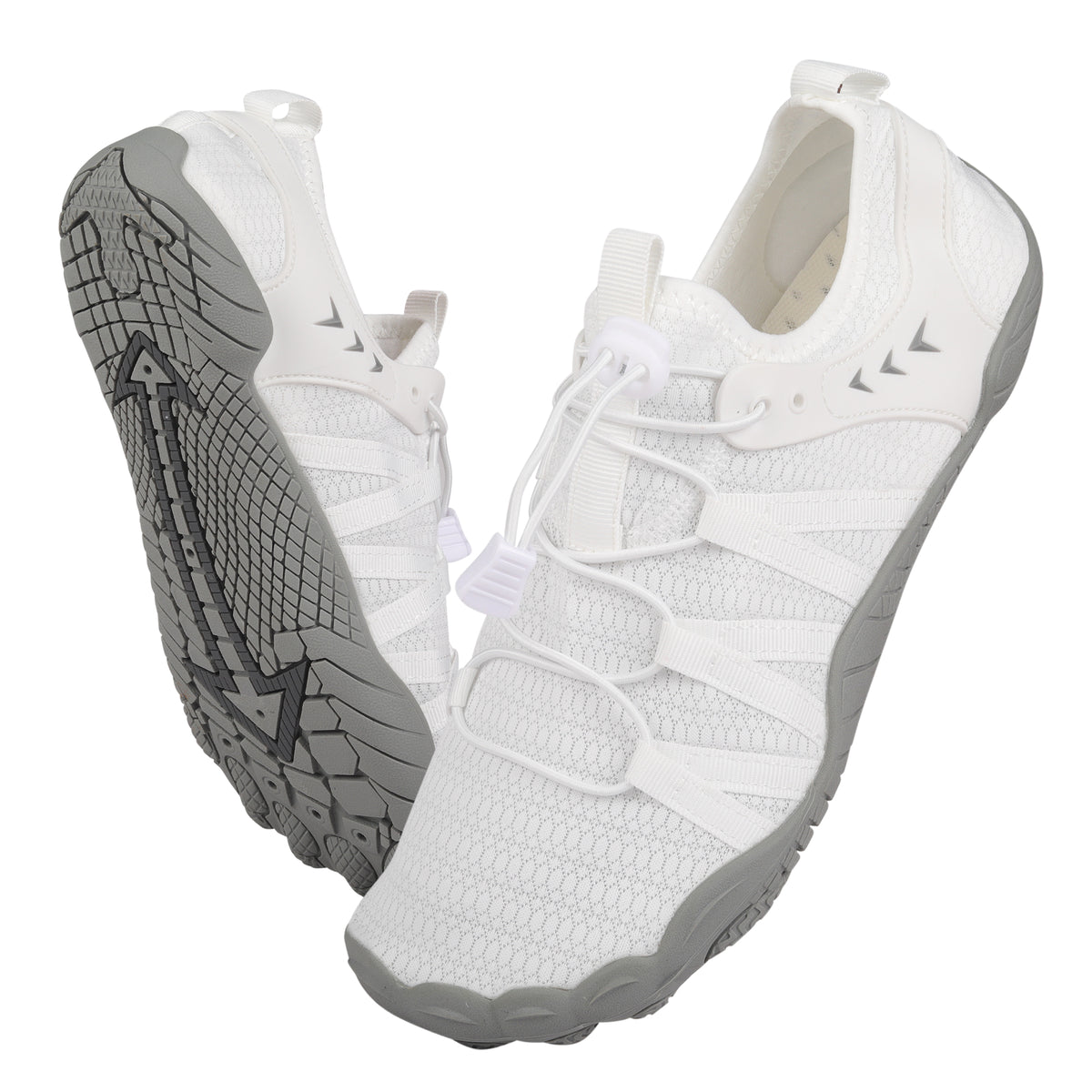 ANDUNE Men’s Barefoot & Minimalist Cross Training Shoes – Ultra Light White Blaze