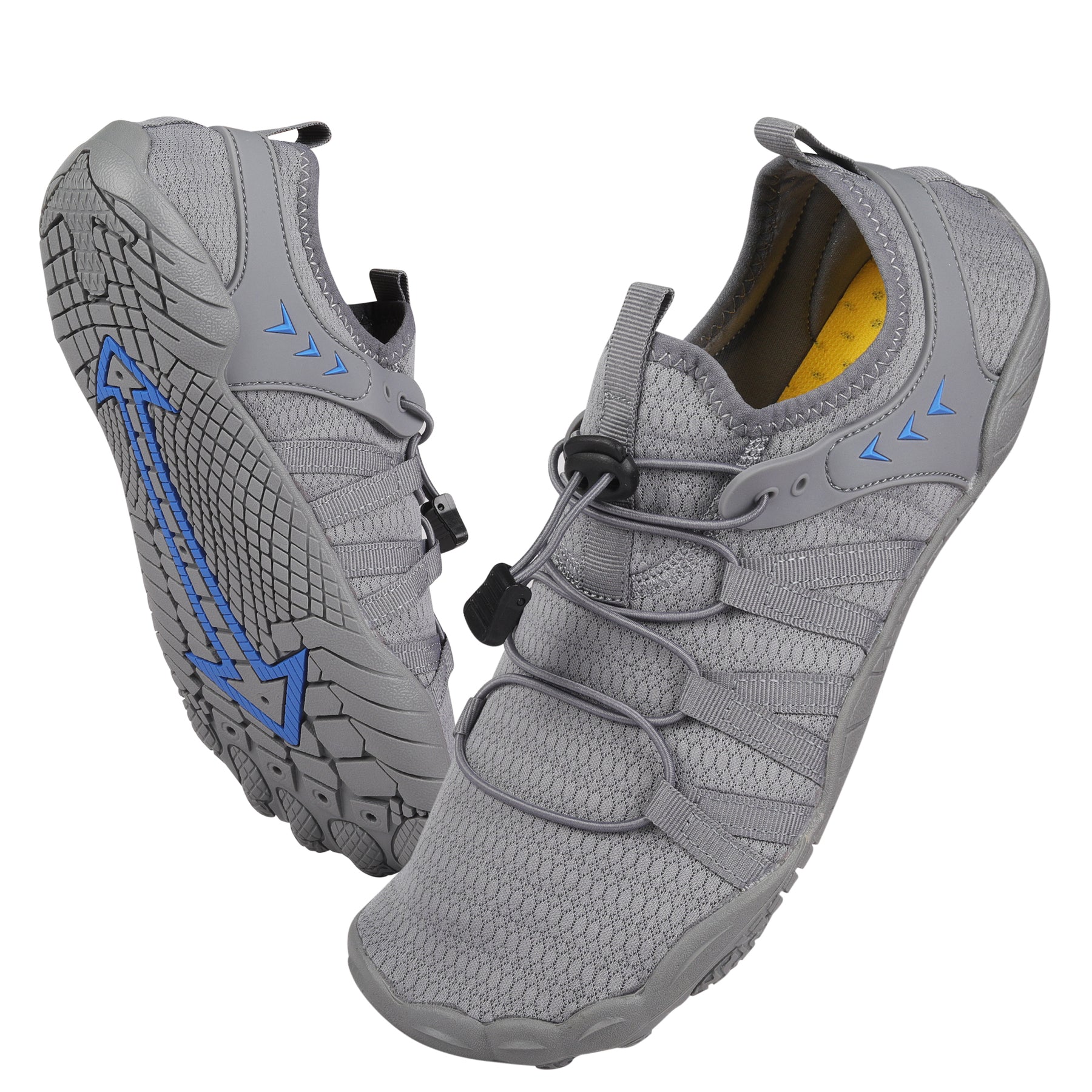 ANDUNE Men’s Barefoot & Minimalist Cross Training Shoes – Ultra Light Grey Blaze