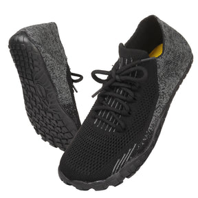 ANDUNE Men’s Barefoot & Minimalist Cross Training Shoes – All Terrain Black Pace