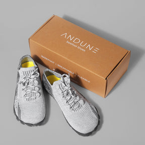 ANDUNE Men’s Barefoot & Minimalist Cross Training Shoes – All Terrain Grey Pace