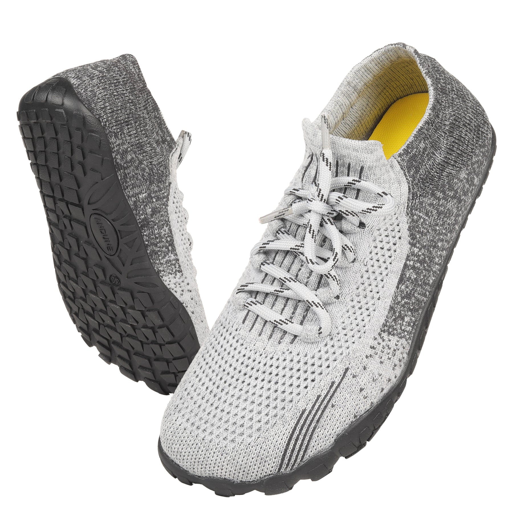 ANDUNE Men’s Barefoot & Minimalist Cross Training Shoes – All Terrain Grey Pace
