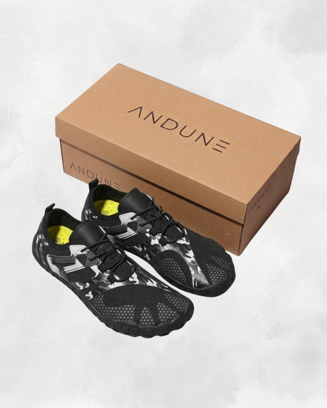 ANDUNE Men’s Barefoot & Minimalist Cross Training Shoes – Ultra Light Camo Blaze