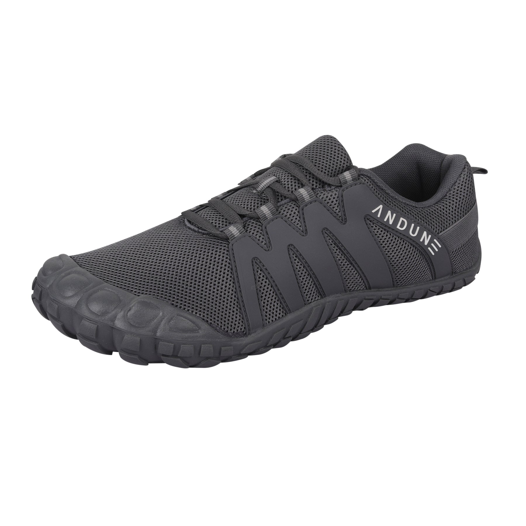 ANDUNE Men’s Barefoot & Minimalist Cross Training Shoes – All Terrain Grey Dash