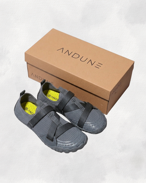 ANDUNE Men’s Barefoot & Minimalist Cross Training Shoes – Ultra Light Grey Wrap