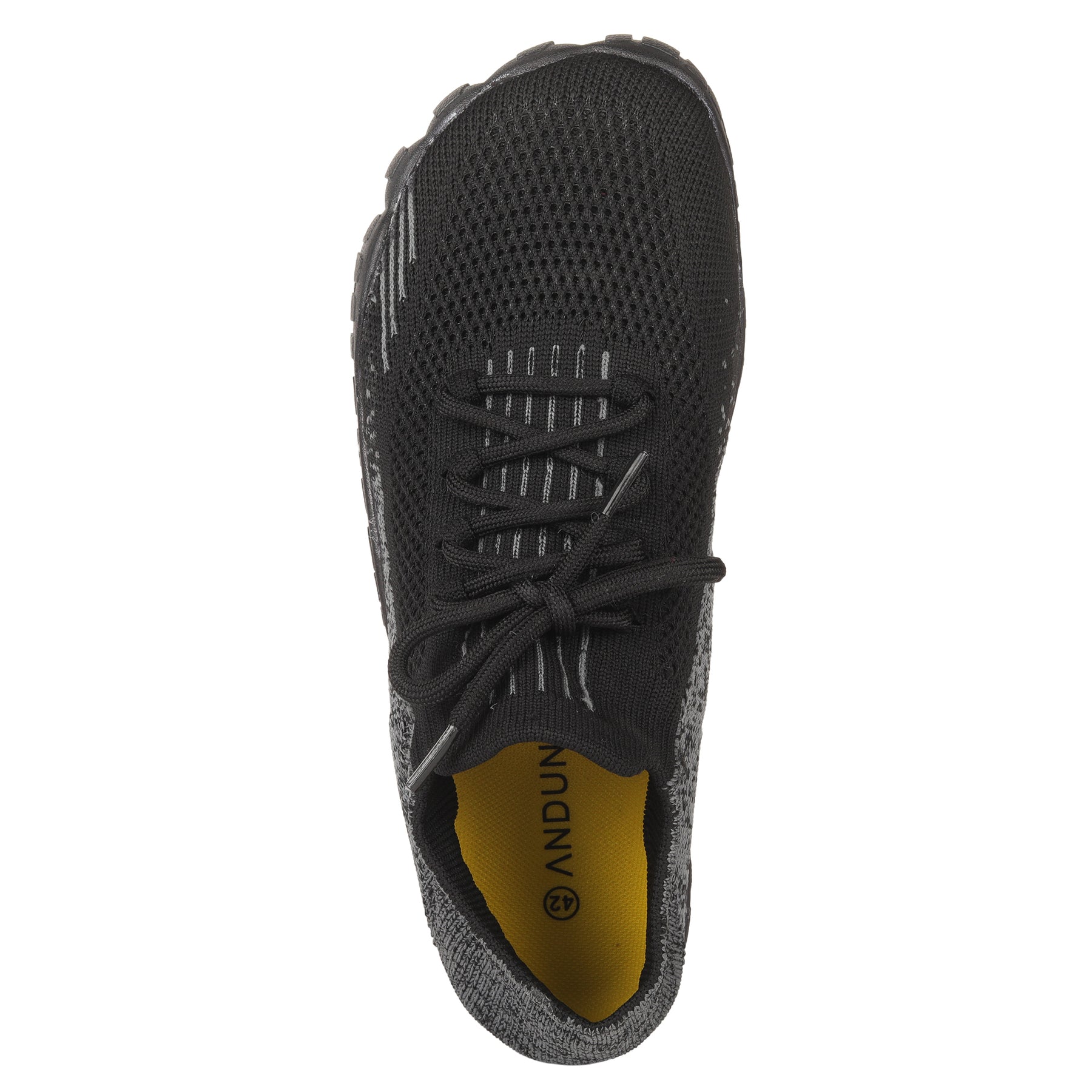 ANDUNE Men’s Barefoot & Minimalist Cross Training Shoes – All Terrain Black Pace