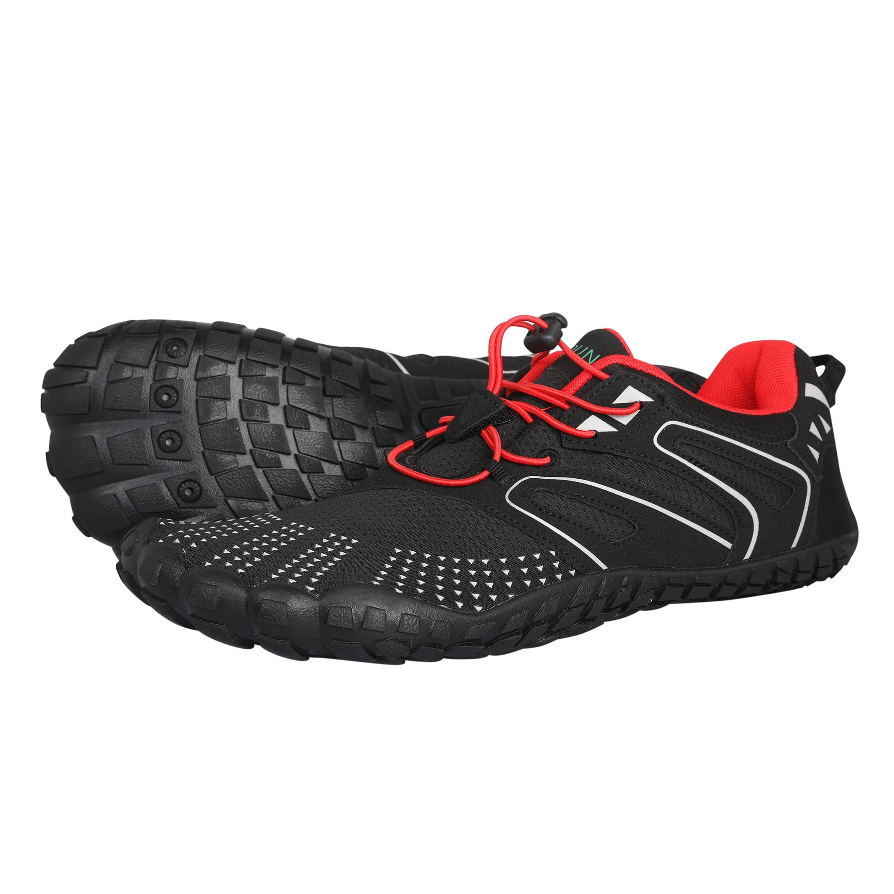 ANDUNE Men’s Barefoot & Minimalist Cross Training Shoes – All Terrain Red Dash