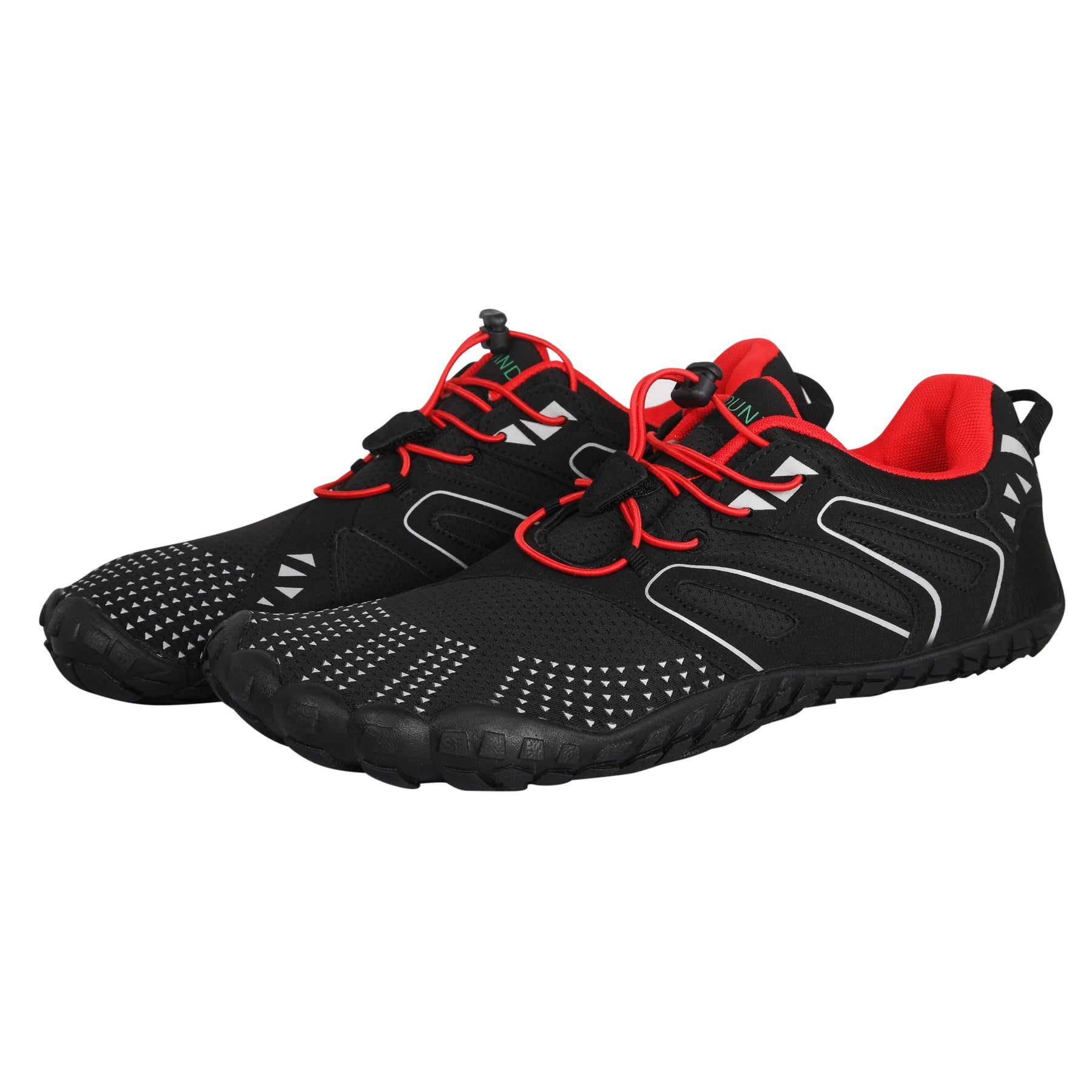 ANDUNE Men’s Barefoot & Minimalist Cross Training Shoes – All Terrain Red Dash