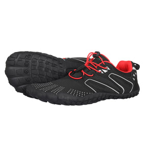ANDUNE Women’s Barefoot & Minimalist Cross Training Shoes – All Terrain Red Dash