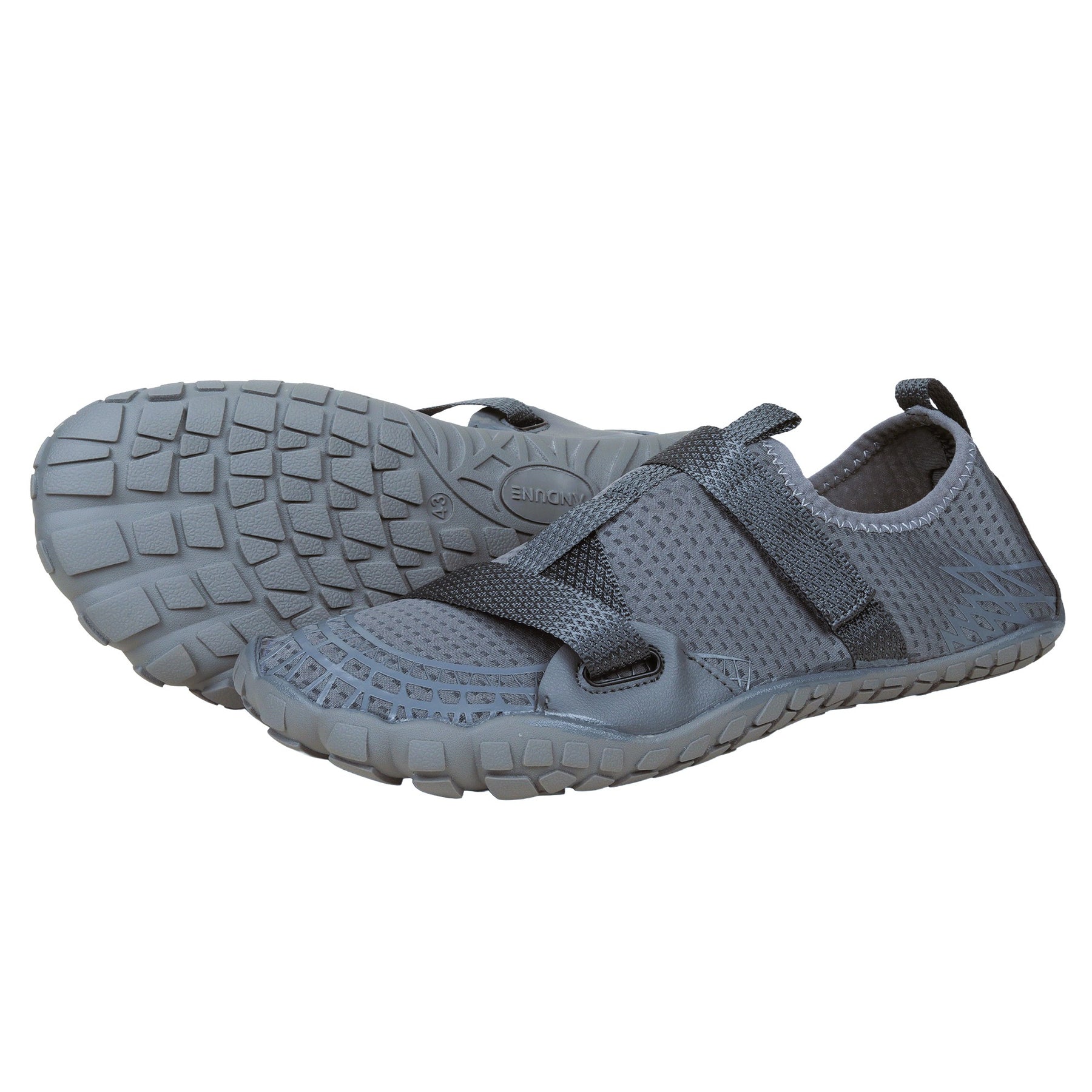 ANDUNE Men’s Barefoot & Minimalist Cross Training Shoes – Ultra Light Grey Wrap