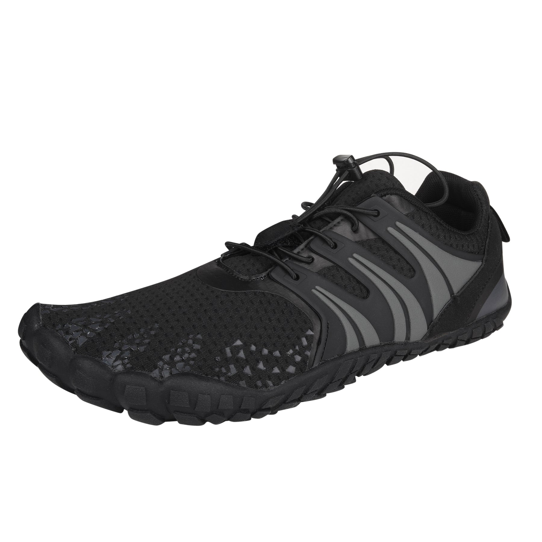 ANDUNE Men’s Barefoot & Minimalist Cross Training Shoes – All Terrain Black Dash