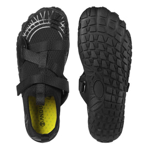 ANDUNE Men’s Barefoot & Minimalist Cross Training Shoes – Ultra Light Black Wrap