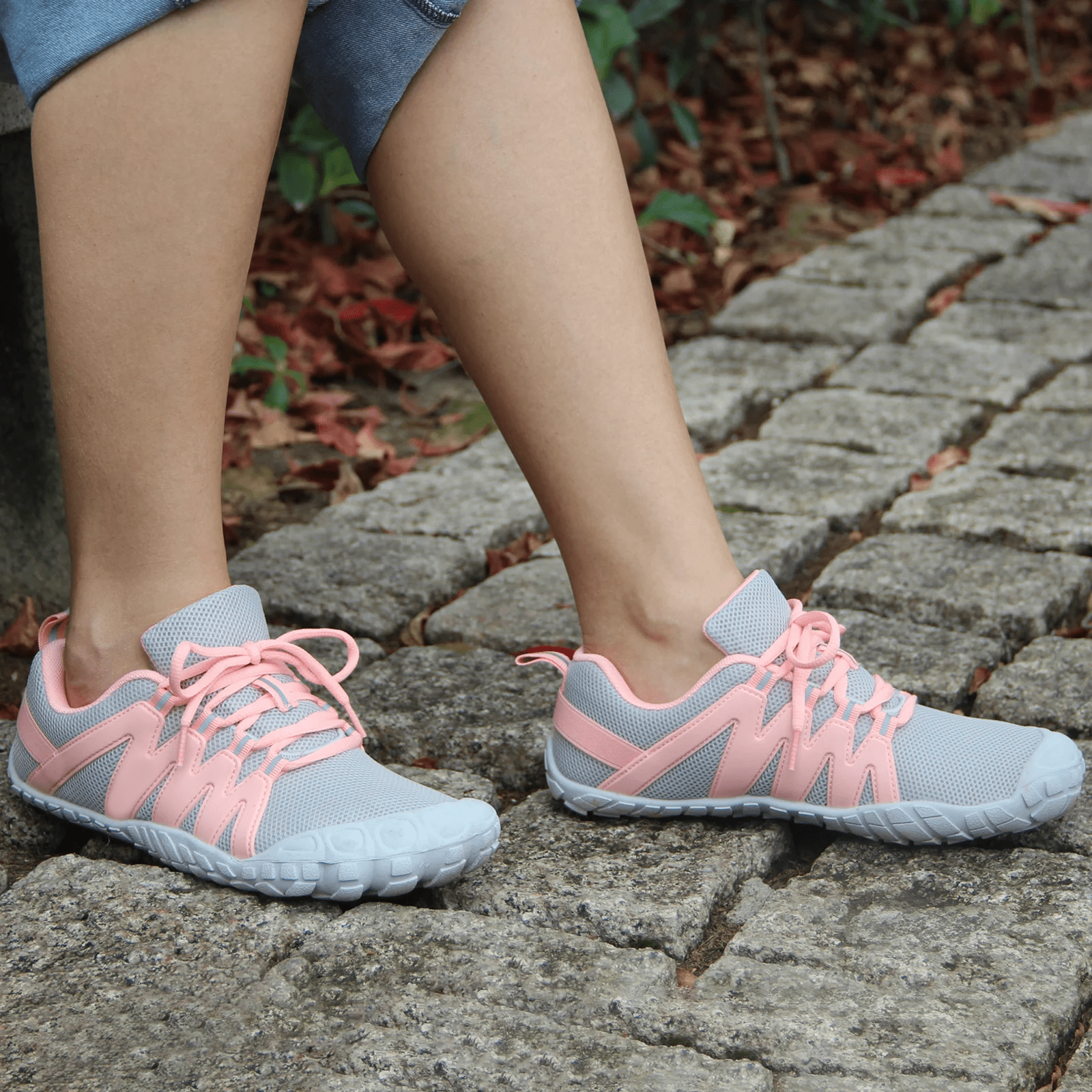 ANDUNE Women’s Barefoot & Minimalist Cross Training Shoes – All Terrain Pebble Dash