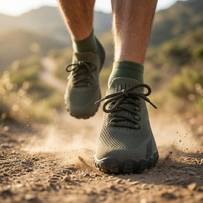 ANDUNE Men’s Barefoot & Minimalist Cross Training Shoes – All Terrain Olive Pace