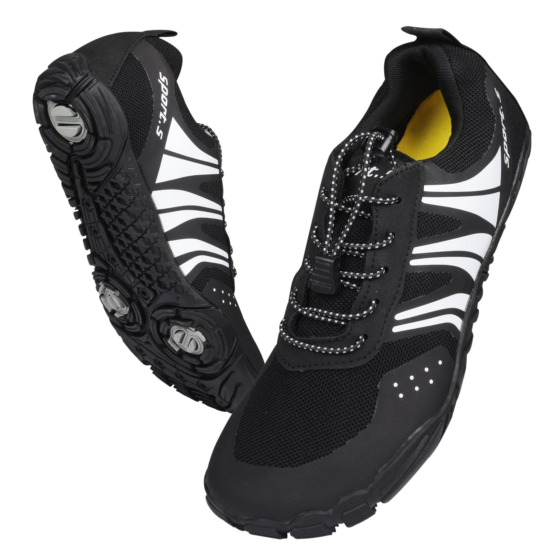 ANDUNE Men’s Barefoot & Minimalist Cross Training Shoes – All Terrain Black Jets