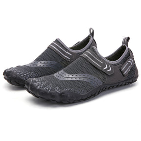 ANDUNE Men’s Barefoot & Minimalist Cross Training Shoes – Ultra Light Grey Bolts