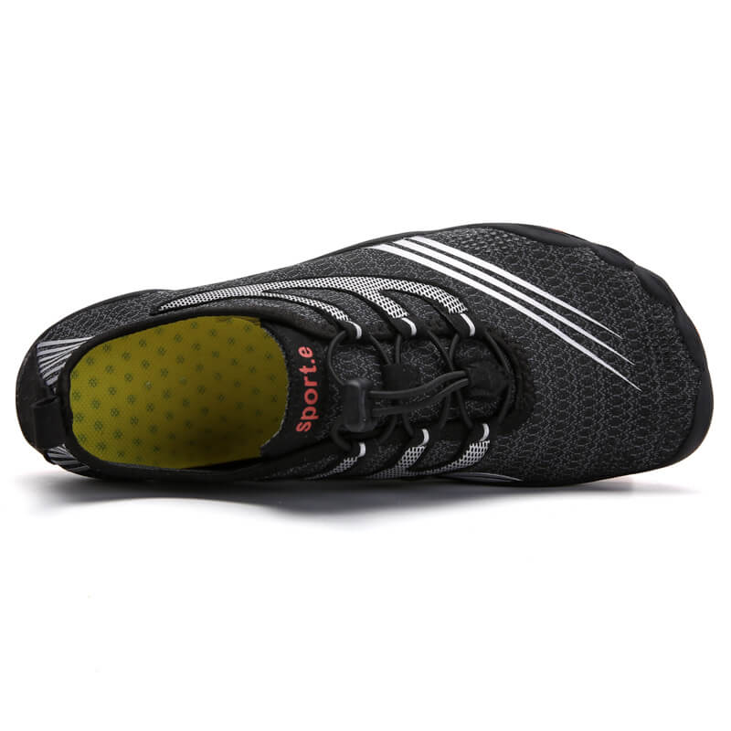 ANDUNE Men’s Barefoot & Minimalist Cross Training Shoes – Ultra Light Black Blaze